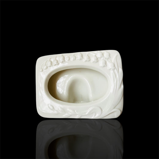 Rare Set of Mikasa Ceramic Picture Frames – Vintage Embossed Bridal Lily KT290 Porcelain Cream Frame Set