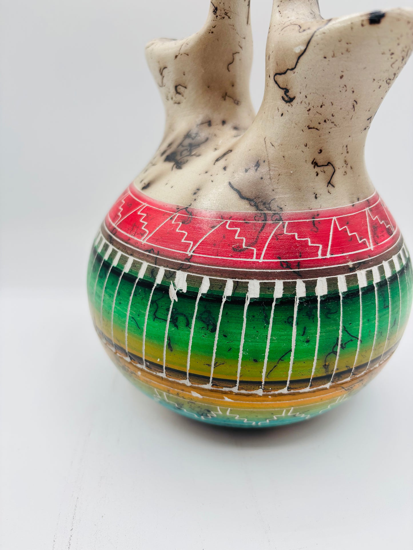 Vintage Navajo Wedding Vase Pottery