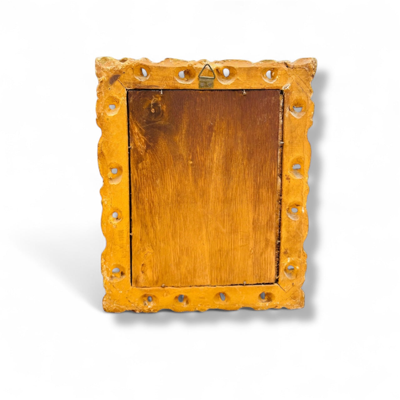 One Pair of Golden Raphael's Madonna Sedia in Florentine and Modanna Italian Frames