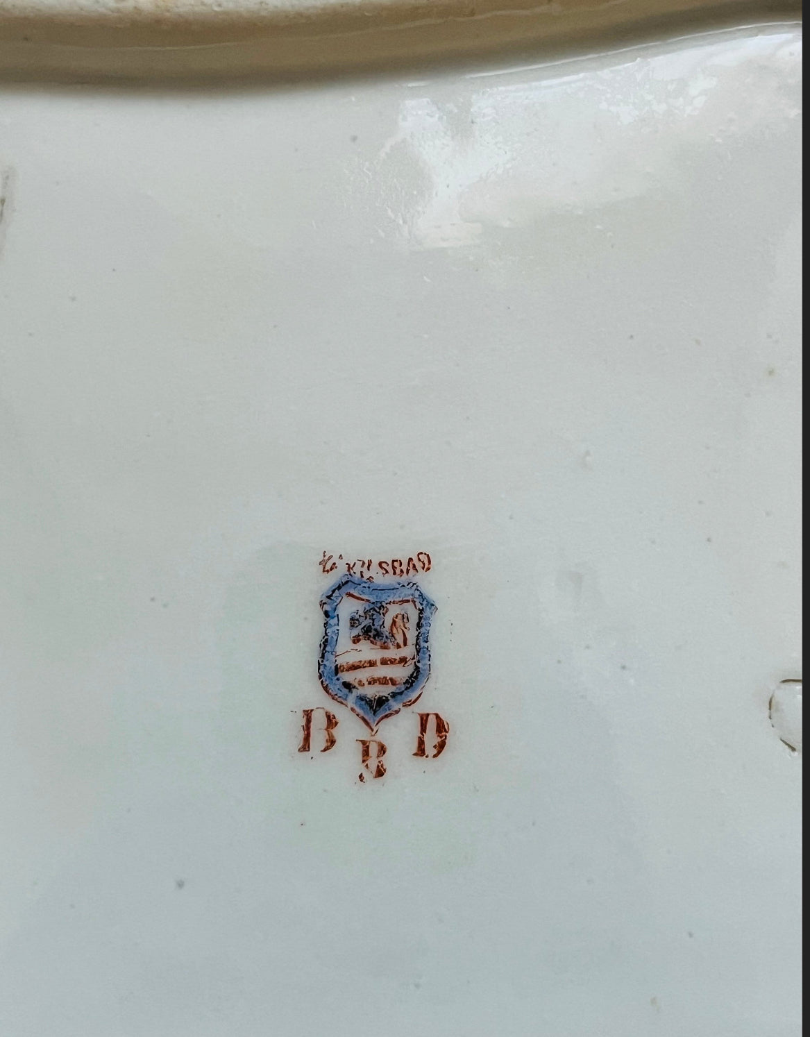 Set of 5 Antique Karlsbad Austrian Floral Porcelain Square Plates (Circa 1960s)