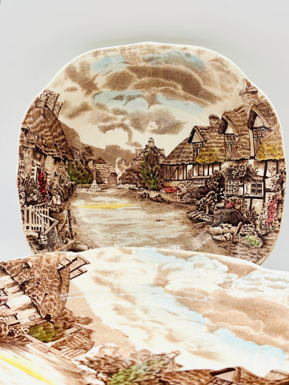 6 Piece Johnson Bros Olde English Countryside Tea Set 