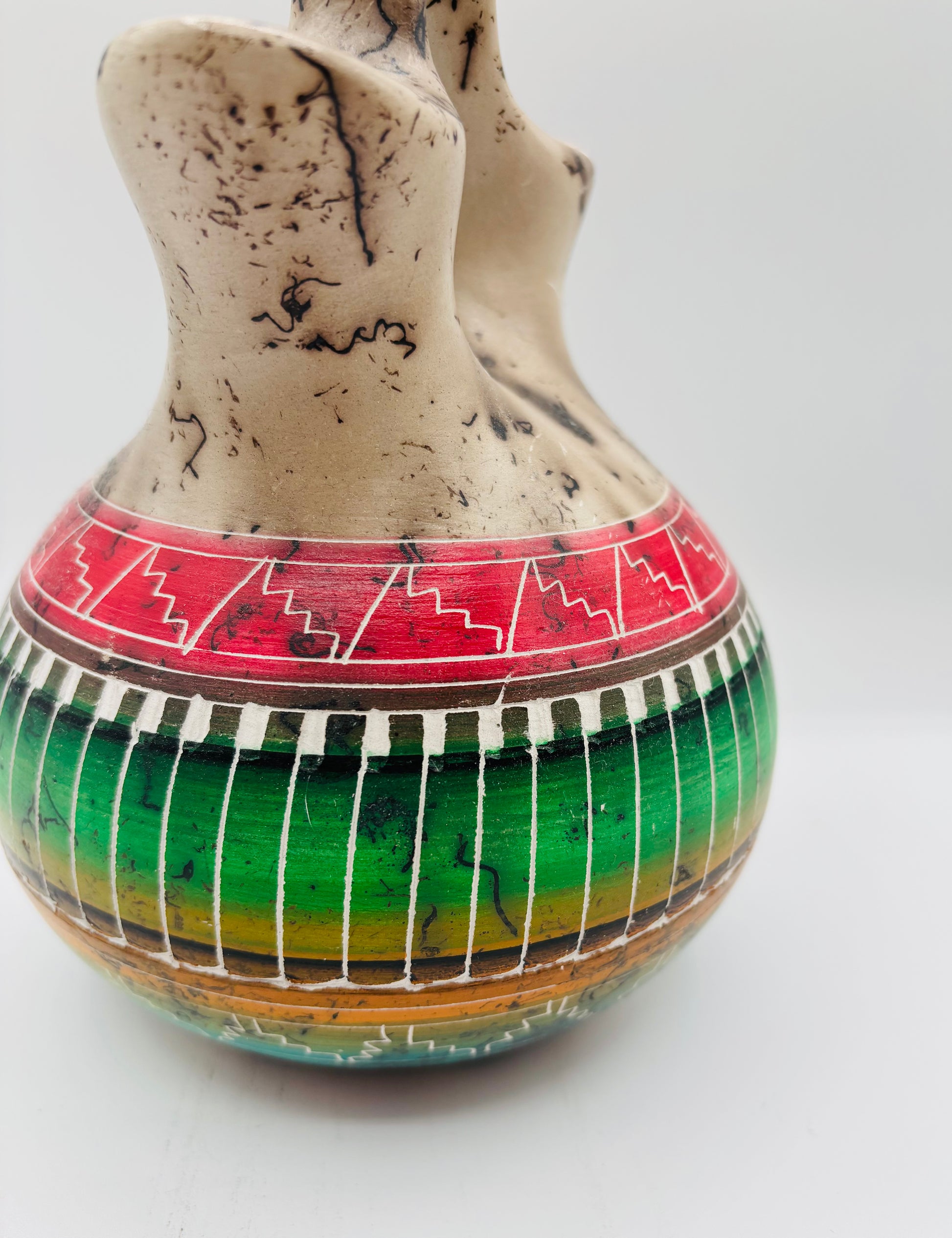 Vintage Navajo Wedding Vase Pottery 