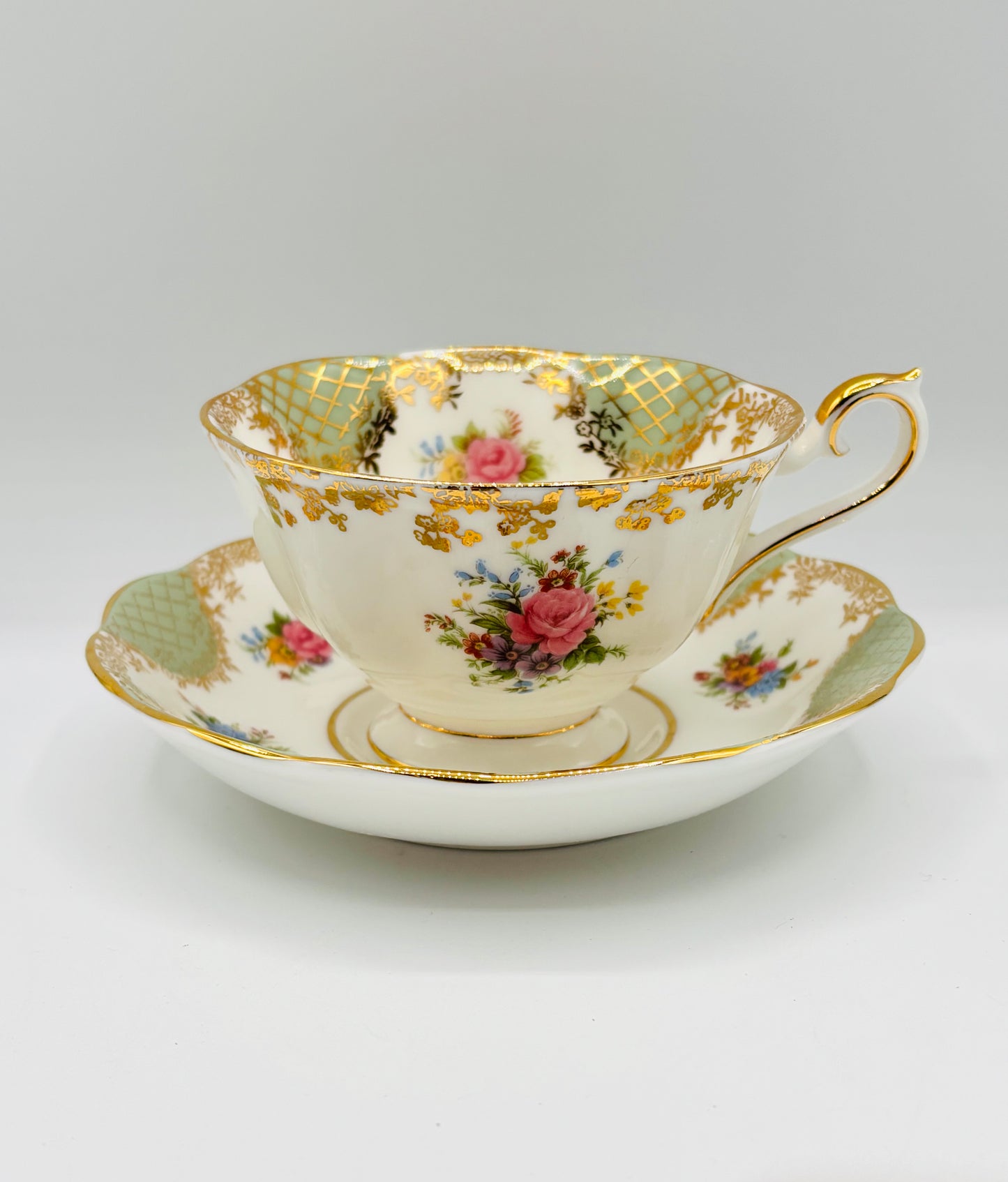 Vintage Royal Albert "Josephine" Empress Series Bone China Tea Set 