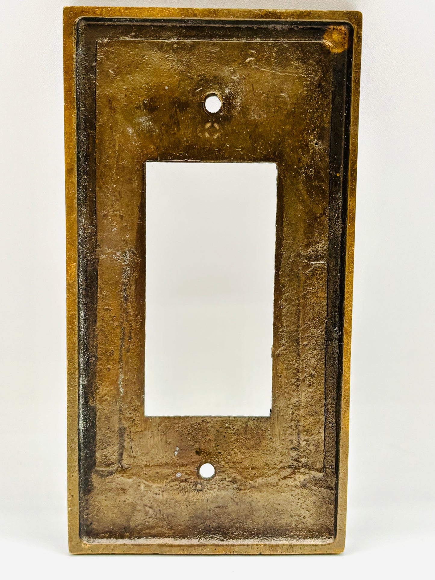 Vintage Victorian Style Pisano GFI Cover Solid Brass Light Switch Plaque 