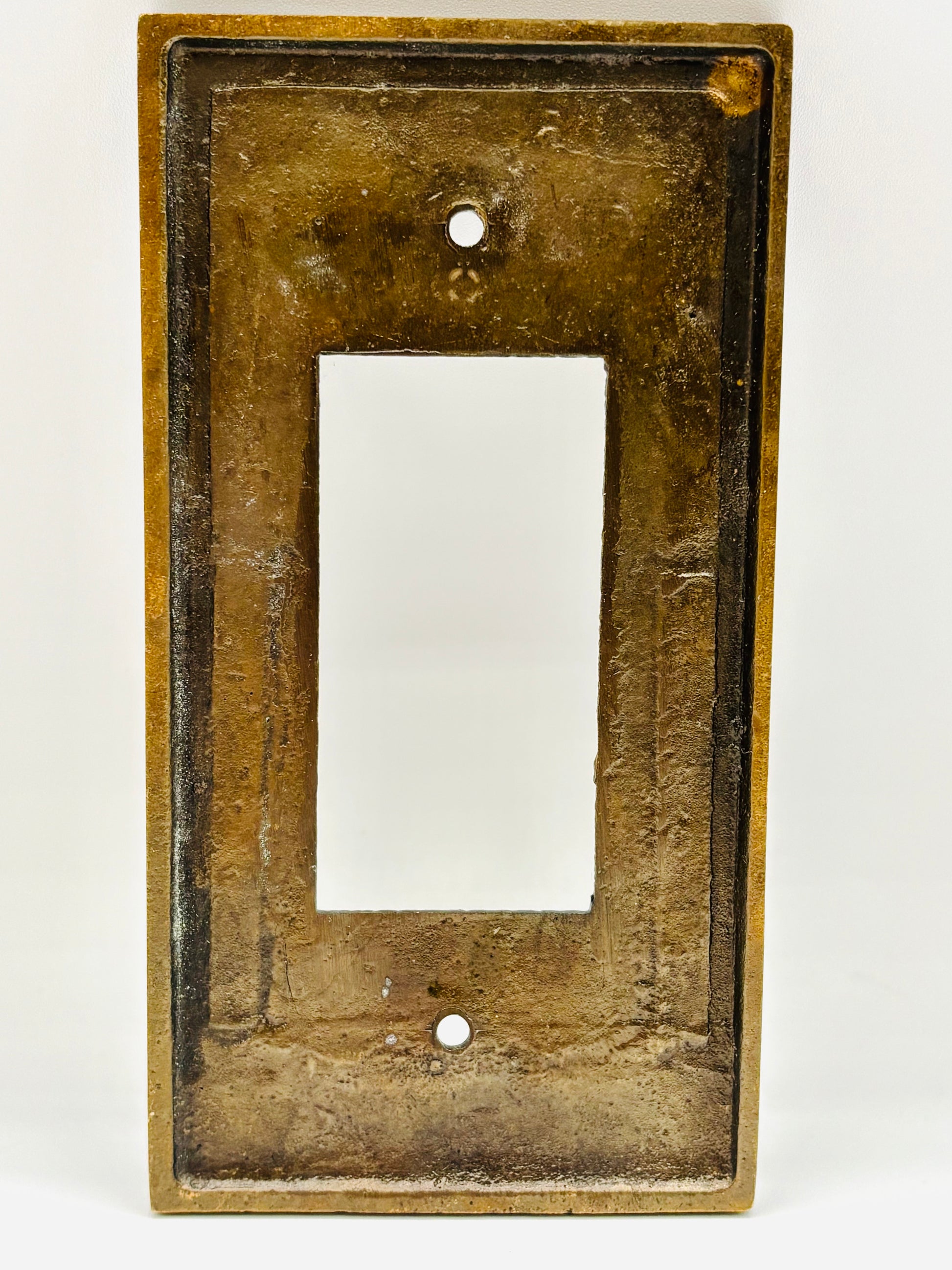 Vintage Victorian Style Pisano GFI Cover Solid Brass Light Switch Plaque 