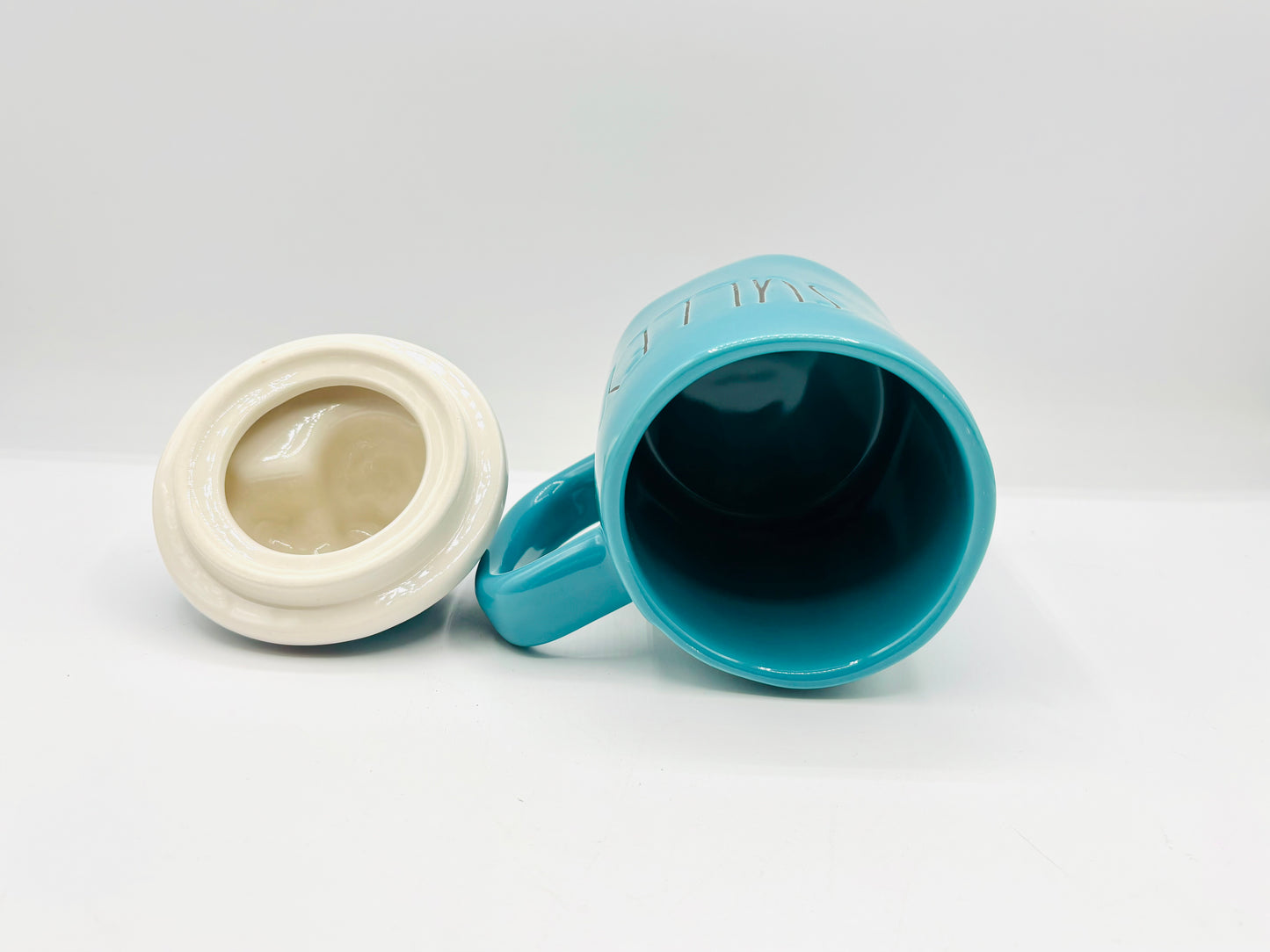 RAE DUNN Disney Pixar Monsters Inc “SULLEY” Ceramic Mug with 3D Topper Lid 