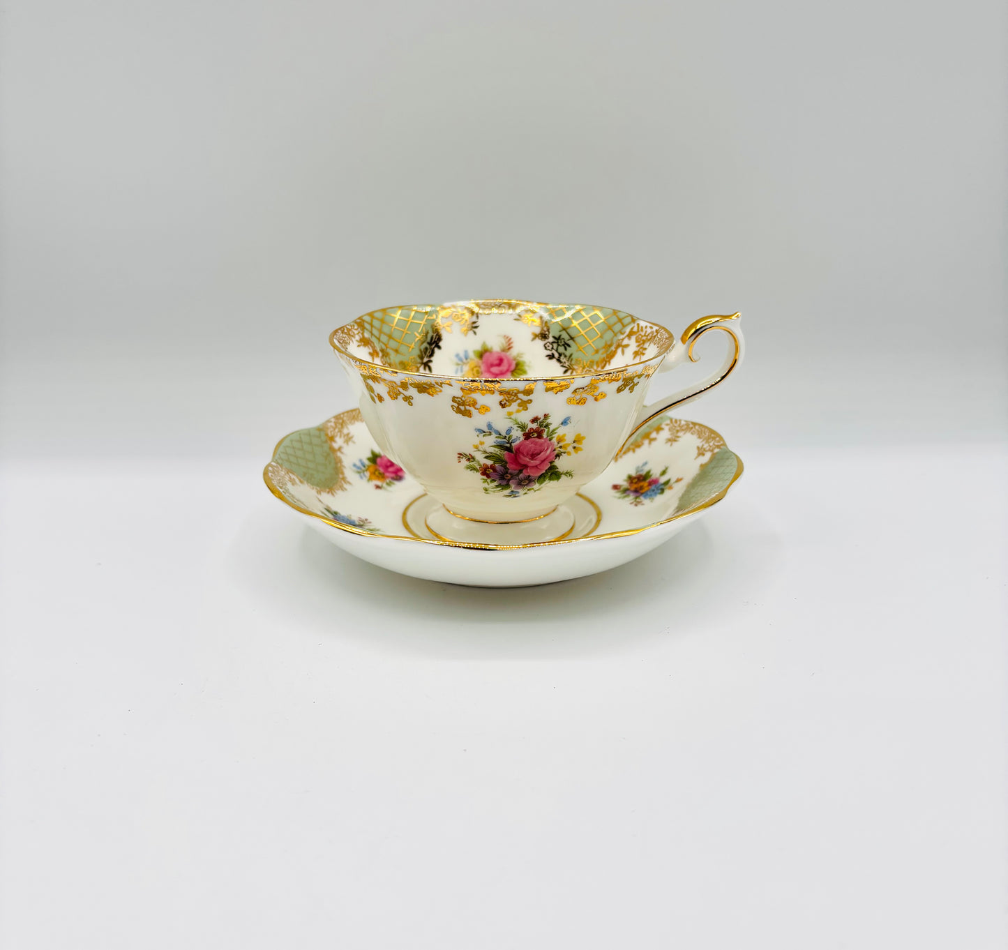 Vintage Royal Albert "Josephine" Empress Series Bone China Tea Set 