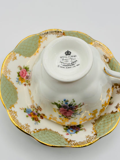 Vintage Royal Albert "Josephine" Empress Series Bone China Tea Set 
