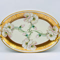 Vintage SOA Limoges Tray White Floral Platter 