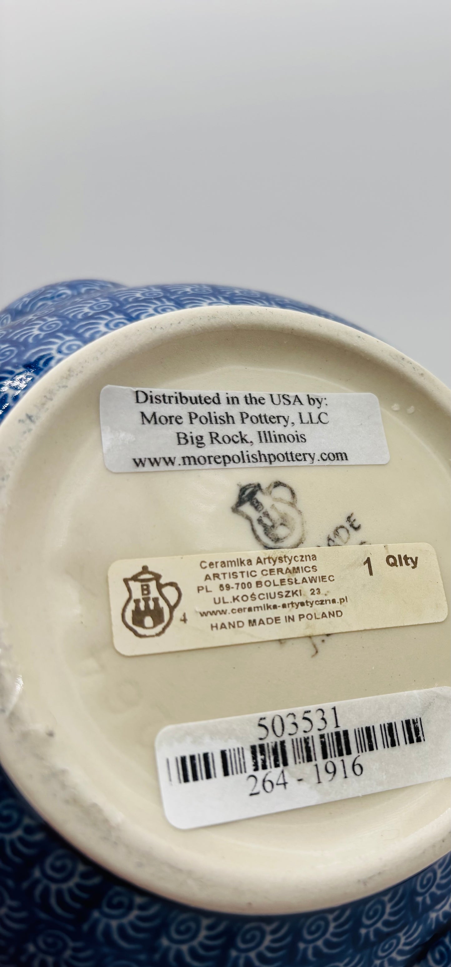 Boleslawiec Ceramika Tea Pot 