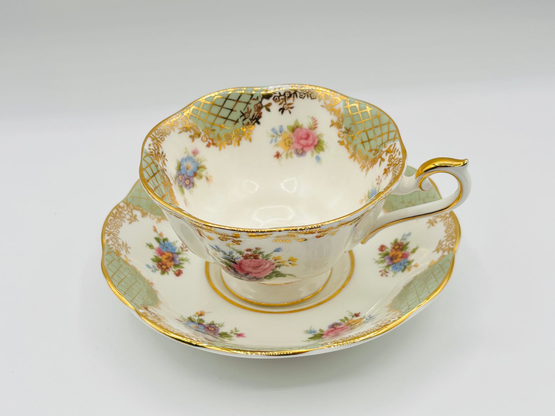 Vintage Royal Albert "Josephine" Empress Series Bone China Tea Set 