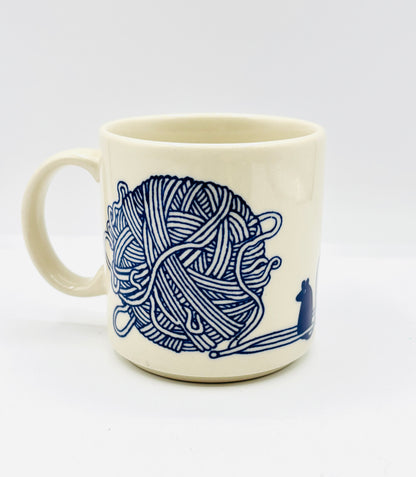 Blue Le Chat Cat by Taylor & NG San Francisco Vintage Mug 