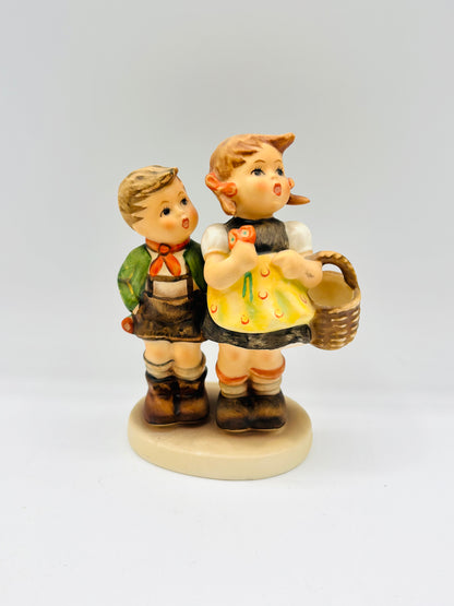 Hummel by Goebel To Market #49/3/0 Boy Girl with Basket Figurine 