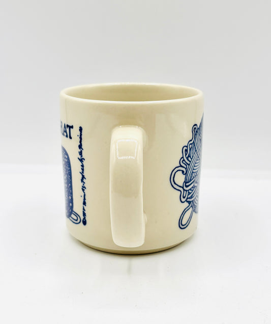 Blue Le Chat Cat by Taylor & NG San Francisco Vintage Mug 