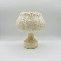 Vintage American White Ceramic Lotus Planter 