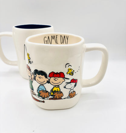 Your Choice Rae Dunn Peanuts Game Day Mugs "MVP & Game Day" 