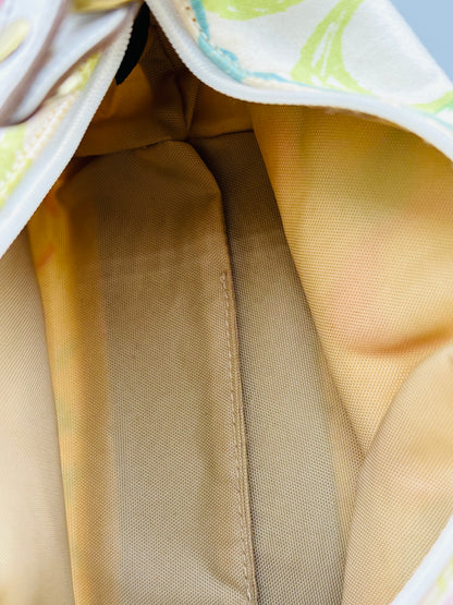 Vintage Coach Hamptons Weekend Scribble Top Handle Pouch 