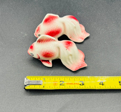 Vintage Koi Fish Salt & Pepper Shakers – Porcelain, Made in Japan