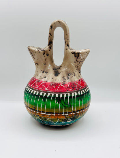 Vintage Navajo Wedding Vase Pottery 