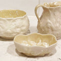Set of 3 Antique Fine Porcelain Serving Pieces by Belleek (circa 1920s-1940s) 