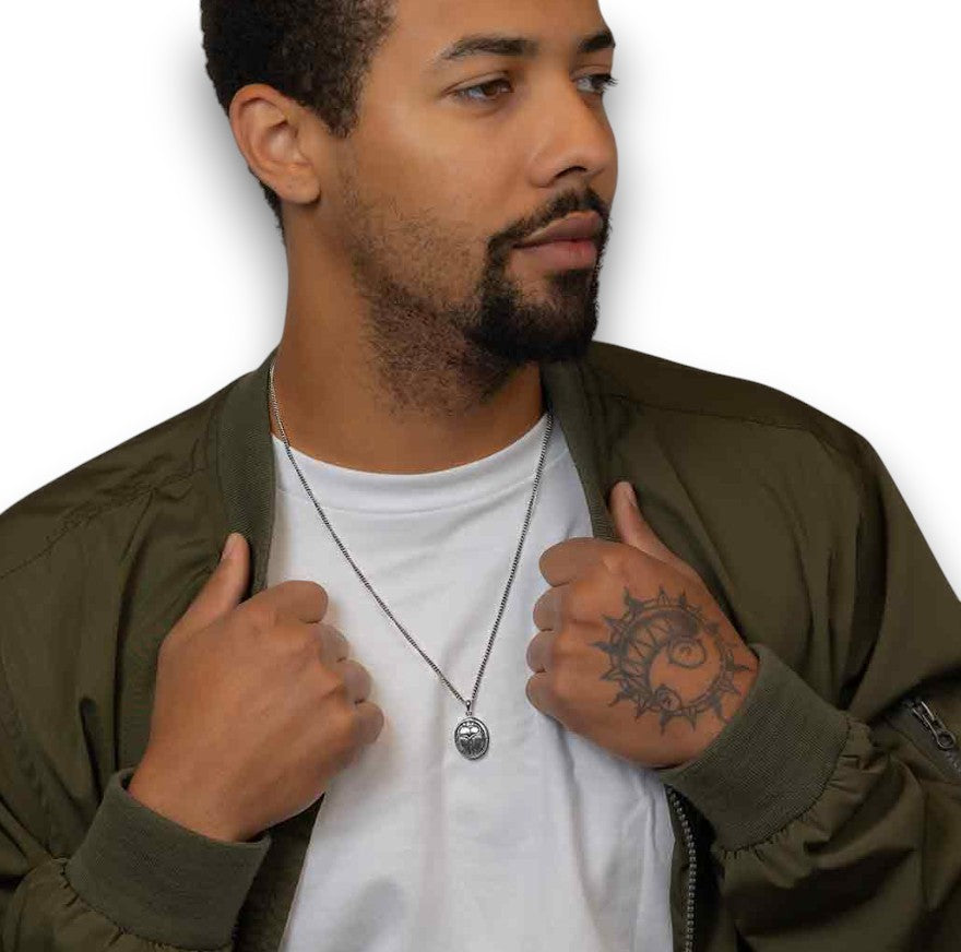 Sterling Silver Scarab Beetle Locket 